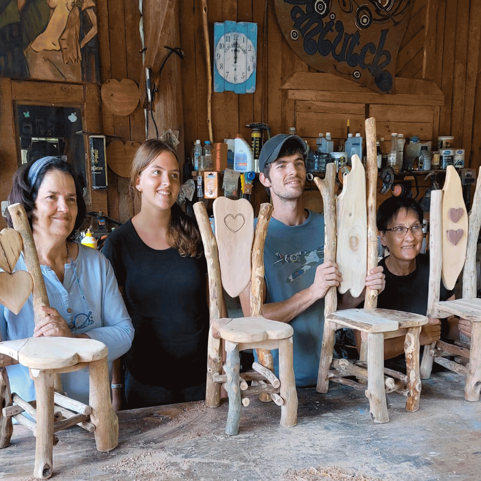 rustic furniture making